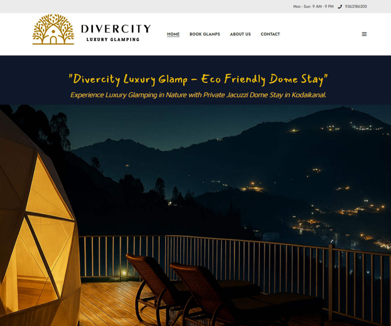 DiverCity Luxury Glamping