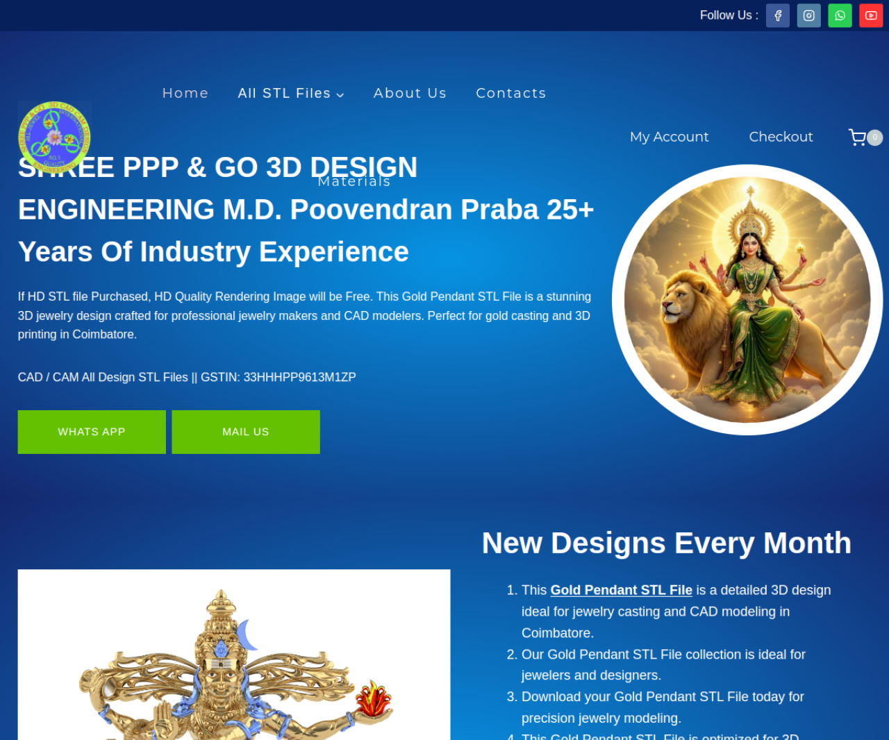 PPP 3D STL Jewel Designs
